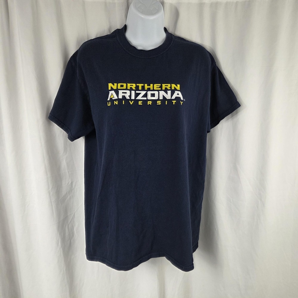 Northern Arizona Lumberjacks Shirt Mens Medium Blue NCAA Football Gildan Tee